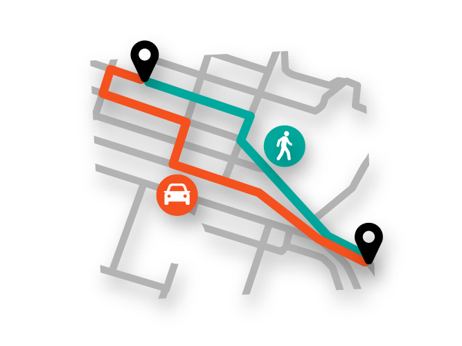 Multi-modal Routing feature